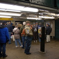 Transit Museum tour group @ E 180 St (2/5). Photo taken by Brian Weinberg, 4/15/2007.