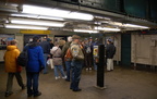 Transit Museum tour group @ E 180 St (2/5). Photo taken by Brian Weinberg, 4/15/2007.