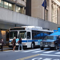 MTA NYCT Bus Orion VII 6749 @ Vanderbilt Avenue and 44th Street (Grand Central Terminal) as part of a display in an Earth Day fa