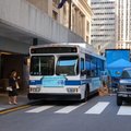 MTA NYCT Bus Orion VII 6749 @ Vanderbilt Avenue and 44th Street (Grand Central Terminal) as part of a display in an Earth Day fa