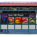 Gun Hill Rd (2/5). Artwork by Andrea Arroyo called "My Sun, My Planet, My City". Photo taken by Brian Weinberg, 5/13/2