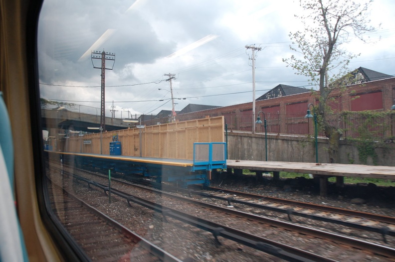 Platform reconstruction @ Hastings-on-Hudson (MNCR Hudson Line). Photo taken by Brian Weinberg, 5/17/2007.