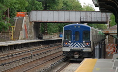 Metro-North Commuter Railroad M-7A @ Irvington (Hudson Line). Photo taken by Brian Weinberg, 5/17/2007.