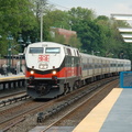 Metro-North Commuter Railroad P32AC-DM 228 @ Irvington (Hudson Line). Photo taken by Brian Weinberg, 5/17/2007.