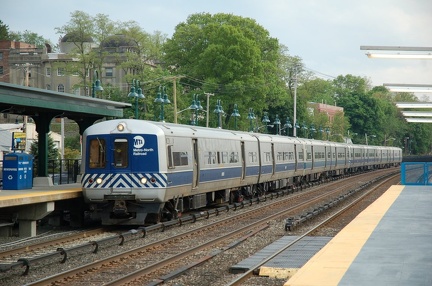 Metro-North Commuter Railroad M-3A 8083 @ Irvington (Hudson Line). Photo taken by Brian Weinberg, 5/17/2007.