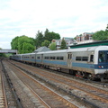 Metro-North Commuter Railroad M-3A 8073 @ Irvington (Hudson Line). Photo taken by Brian Weinberg, 5/17/2007.