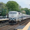 Metro-North Commuter Railroad P32AC-DM 212 @ Irvington (Hudson Line). Photo taken by Brian Weinberg, 5/17/2007.