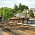 Old low-level northbound platform and station house @ Irvington (MNCR Hudson Line). Photo taken by Brian Weinberg, 5/17/2007.