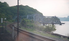 Inwood Movable Bridge @ Spuyten Duyvil. Photo taken by Brian Weinberg, 5/17/2007.