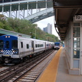 Metro-North Commuter Railroad M-7A 4317 (on left) @ Spuyten Duyvil (Hudson Line). Photo taken by Brian Weinberg, 5/17/2007.