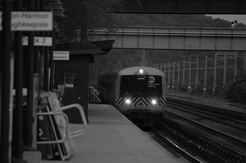 Metro-North Commuter Railroad M-3A 8008 @ Riverdale (Hudson Line). Photo taken by Brian Weinberg, 5/20/2007. DSC_2940bw.jpg