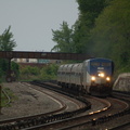 Amtrak P32AC-DM 704 @ Riverdale (Empire Service train #242). Photo taken by Brian Weinberg, 5/20/2007.