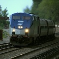 Amtrak P32AC-DM 704 @ Riverdale (Empire Service train #242). Photo taken by Brian Weinberg, 5/20/2007.