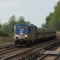 Amtrak P32AC-DM 704 @ Riverdale (Empire Service train #242). Photo taken by Brian Weinberg, 5/20/2007.