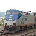 Amtrak P32AC-DM 704 @ Riverdale (Empire Service train #242). Photo taken by Brian Weinberg, 5/20/2007.