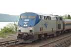 Amtrak P32AC-DM 704 @ Riverdale (Empire Service train #242). Photo taken by Brian Weinberg, 5/20/2007.