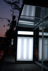 New bus shelter @ 231 St and Broadway (Bx7/Bx10/Bx20). Photo taken by Brian Weinberg, 5/28/2007.