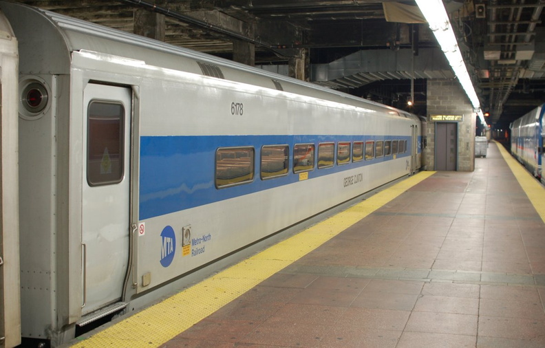 Metro-North Commuter Railroad Shoreliner I coach 6178 the &quot;George Clinton&quot; @ Grand Central Terminal. This was car was