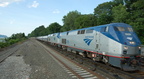 Amtrak P32AC-DM 709 and 701 @ Riverdale (Hudson Line). Photo taken by Brian Weinberg, 6/24/2007.