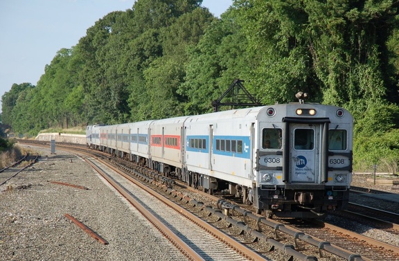 Metro-North Railroad Shoreliner Cab 6308 @ Riverdale (Hudson Line). Photo taken by Brian Weinberg, 6/24/2007.