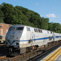 Metro-North Railroad P32AC-DM 218 @ Riverdale (Hudson Line). Photo taken by Brian Weinberg, 6/24/2007.