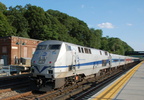 Metro-North Railroad P32AC-DM 218 @ Riverdale (Hudson Line). Photo taken by Brian Weinberg, 6/24/2007.