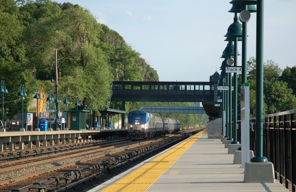 Amtrak P32AC-DM 710 @ Riverdale (Hudson Line). Photo taken by Brian Weinberg, 6/24/2007.