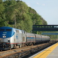 Amtrak P32AC-DM 710 @ Riverdale (Hudson Line). Photo taken by Brian Weinberg, 6/24/2007.