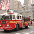 FDNY Firetruck 34 @ 42 St and 8 Av. Photo taken by Brian Weinberg, 7/10/2007.