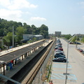 Ossining Metro-North station (Hudson Line). Looking south. Photo taken by Brian Weinberg, 7/27/2007.