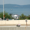 Ossining Metro-North station (Hudson Line). Looking west at the dock for the Haverstraw Ferry. Photo taken by Brian Weinberg, 7/