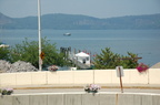 Ossining Metro-North station (Hudson Line). Looking west at the dock for the Haverstraw Ferry. Photo taken by Brian Weinberg, 7/