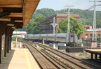 Amtrak P32AC-DM 712 @ Ossining (Empire Service). Photo taken by Brian Weinberg, 7/27/2007.