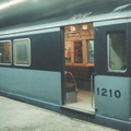 H&M/PATH K-class 1210 @ World Trade Center. Photo taken by John Lung, July 1988.