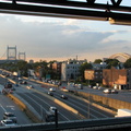 Triborough Bridge and Hell Gate Bridge as seen from Astoria Blvd (N/W). Photo taken by Brian Weinberg, 8/27/2007.