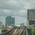 Miami Metrorail cars @ Dadeland South Station. Photo taken by Brian Weinberg, 9/12/2007.