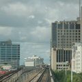 Miami Metrorail cars @ Dadeland South Station. Photo taken by Brian Weinberg, 9/12/2007.