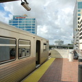 Miami Metrorail car 206 @ Dadeland South Station. This is the south end of the station. Photo taken by Brian Weinberg, 9/12/2007