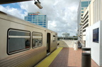 Miami Metrorail car 206 @ Dadeland South Station. This is the south end of the station. Photo taken by Brian Weinberg, 9/12/2007