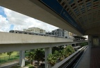Miami Metrorail cars @ Brickell Station. Photo taken by Brian Weinberg, 9/12/2007.