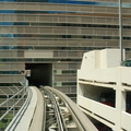 Miami Metromover Knight Center Station. Downtown Loop track. Photo taken by Brian Weinberg, 9/12/2007.