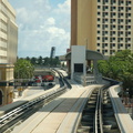 Miami Metromover College North Station. Photo taken by Brian Weinberg, 9/12/2007.