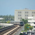 Miami Metrorail car @ Tri-Rail Station. Photo taken by Brian Weinberg, 9/12/2007.