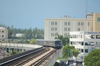 Miami Metrorail car @ Tri-Rail Station. Photo taken by Brian Weinberg, 9/12/2007.