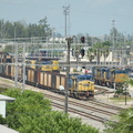 CSX GE C40-8W 7826 @ Hialeah. Photo taken by Brian Weinberg, 9/12/2007.