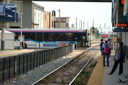 Bus 04210 @ Tri-Rail Metrorail Transfer Station. Photo taken by Brian Weinberg, 9/12/2007.