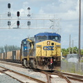 CSX GE C40-8W 7826 and 7707 @ Hialeah. Photo taken by Brian Weinberg, 9/12/2007.
