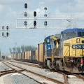 CSX GE C40-8W 7826 and 7707 @ Hialeah. Photo taken by Brian Weinberg, 9/12/2007.