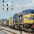 CSX GE C40-8W 7826 and 7707 @ Hialeah. Photo taken by Brian Weinberg, 9/12/2007.