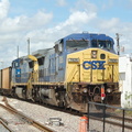 CSX GE C40-8W 7826 and 7707 @ Hialeah. Photo taken by Brian Weinberg, 9/12/2007.